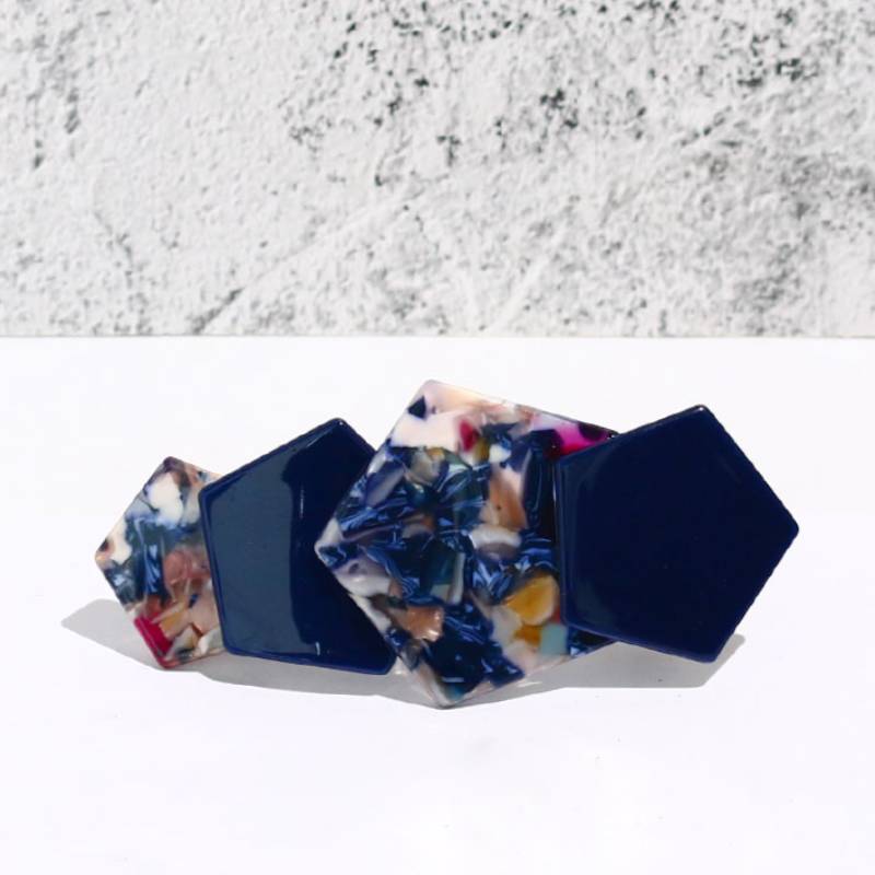 Недорогие ацетатные заколки для волос с геометрическими суставами, крафтовые весенние заколки, заколка для волос, аксессуары для волос для выпускного вечера для женщин и взрослых