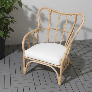 Silla de Bambú Ecológica de Lujo Moderna para Exteriores, Jardín, Patio, Dormitorio, Parque, Oficina, Restaurante, Diseño Contemporáneo - Product Image 1