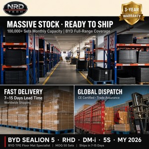 แผ่นรองพื้นรถยนต์ TPE สำหรับ BYD-Sealion 5 Song Pro-RHD-DM-i-5S_2026 หนา 4 มม. ขอบยก 3 มิติ กันน้ำ ไร้กลิ่น เป็นมิตรกับสิ่งแวดล้อม ปูเต็มคัน - Product Image 5