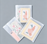 Sacs en plastique transparents réutilisables en PE avec fermeture éclair, impression en héliogravure, simple face, couleur unique, logo personnalisé pour vêtements (vente en gros)