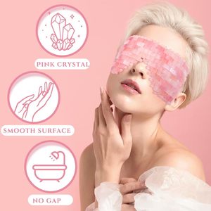 2026 Natural Pink Crystal Amethyst Beauty Care Gemstone Pattern Body Massage US Facelift Jade <strong>Mask</strong> Facial Ornaments Roller - Product Image 2