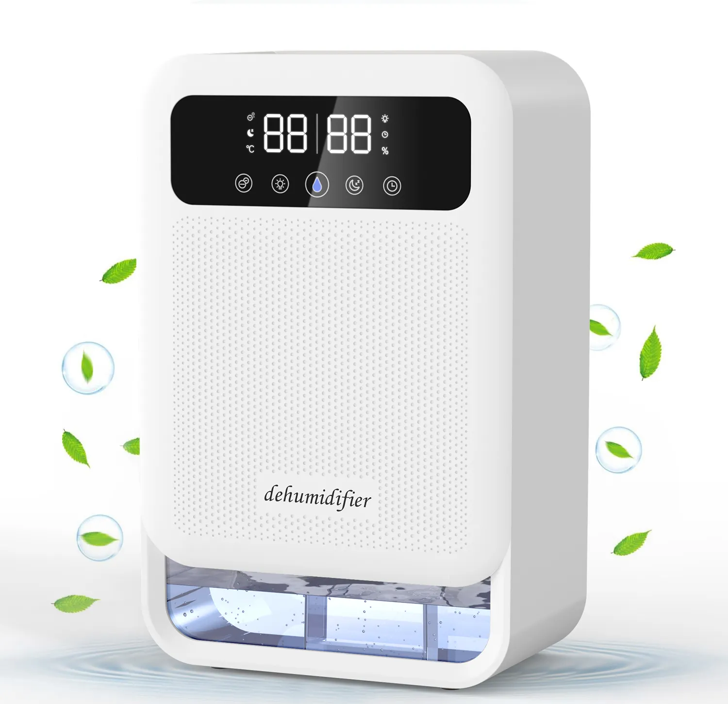 Dehumidifier 129oz 3800ml Ultra Quiet Small Dehumidifier With Portable Mini Dehumidifiers For Home Bedroom Bathroom RV