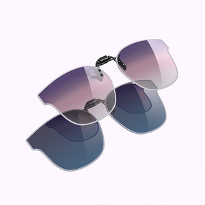 Clip On Sunglasses Gm Style Metal <b>Frame</b> TAC Lens UV400 Polarized Unisex Lightweight Flip Up Design - Product Image 2