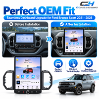 Pour Ford Bronco Sport 2021-2025, autoradio 12 pouces avec Apple CarPlay et Android Auto