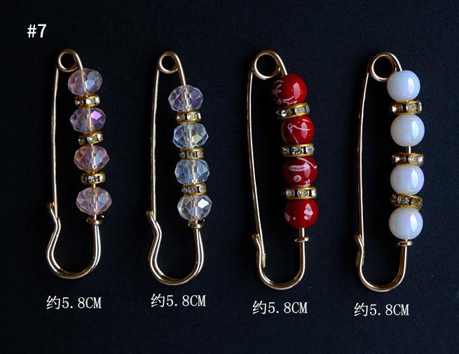 Clip Per Maglioni Vintage 4 Pezzi | Fermatessuti E Fermascialle In Oro E Argento Per Cardigan - 6