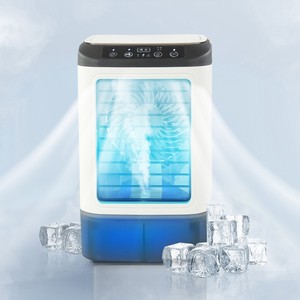 Portable Air Cooler 7 Color Light Quiet <b>Desk</b> Evaporative Cooling Fan <b>Mini</b> Air Conditioner Fan for Home Office Outdoor Indoor - Product Image 1