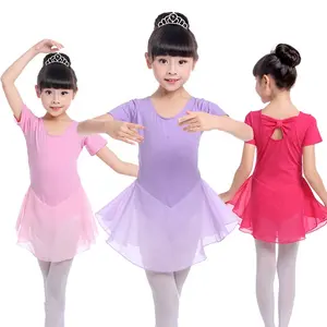 Roze Kids Rok Turnpakje Ballet Meisjes Hoge Kwaliteit Groothandel Ballet Turnpakje Voor Meisjes