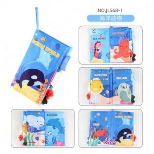 Livre en tissu Montessori pour la vente en gros, livre sensoriel pour tout-petits, livre d'éveil en tissu pour enfants - Product Image 3