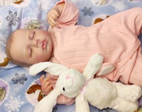 Lifereborn 20 pouces mignon Silicone Reborn poupée nouveau-né bébé sommeil poupée réaliste peluche pour les filles
