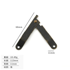 Bisagra para Puerta de Armario de Hierro, Diseño Minimalista, Duradera, Fácil Instalación, para Baño, Hospital, Cocina, Sala de Estar, Escuela, Dormitorio, Hogar - Product Image 2