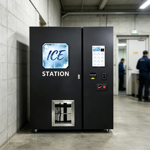 Máquina Expendedora de Hielo 24/7, Dispensador de Hielo Automático Sin Supervisión, Máquina de Hielo en Cubos con Embolsado Automático - Product Image 1
