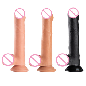 Delove Gode réaliste en PVC avec ventouse forte Gode énorme Gros pénis XXX Jouet érotique Sex Shop Sex Toy pour femme prépuce Gode - Product Image 1