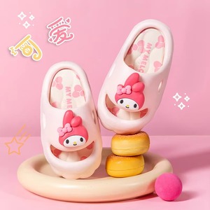 Sepatu Pantai Anak Kuromi Cinnamoroll Musim Panas, Lucu, Kartun, Anti Selip, Sol Lembut, Sandal Rumah & Luar Ruangan (Grosir) - Product Image 2