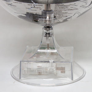 Escultura Emblemática de Alta Calidad con Vista a China y Globo Terráqueo Giratorio Transparente - Product Image 6