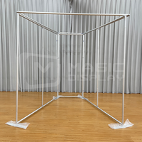 Cabine Photo Portable Personnalisée à Montage Rapide, Style Vogue, pour Salons Professionnels et Expositions, avec Éclairage LED pour Événements et Fêtes