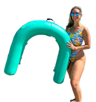 Fauteuil flottant gonflable en PVC pour extérieur, chaise de piscine portable en forme de U, taille personnalisée, canapé, capacité 100 kg
