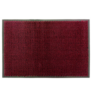 Door <b>Mat</b> Polypropylene Cut Pile Burgundy Rectangle Water Absorbing Anti <b>Slip</b> Commercial Floor <b>Mat</b> - Product Image 1
