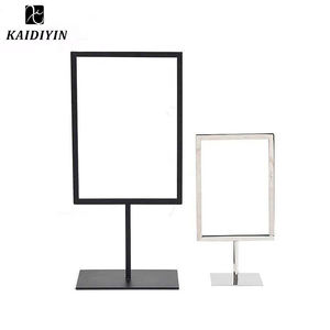 บอร์ดสแตนเลสแบบตั้งยืน A4แบบพกพาแผงวางป้ายแต่งงาน - Product Image 2