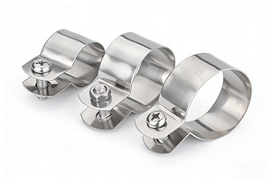 Collier de serrage en acier inoxydable pour tuyau de mise à la <span class=keywords><strong>terre</strong></span>, fixation de conduites électriques et applications anticorrosion - Product Image 5