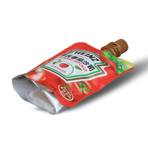 Sacchetto per liquidi con beccuccio a forma speciale personalizzato per stampa digitale Minfly, sacchetto con beccuccio Bulka <span class=keywords><strong>da</strong></span> 100 ml, sacchetto di plastica con semi di pomodoro - Product Image 2