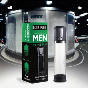 USB Wiederauf ladbare elektrische männliche Verbesserung Mastur bator Silikon <span class=keywords><strong>Penis</strong></span> pumpe und Flugzeug becher automat isierte Luft vakuumpumpe - Product Image 3