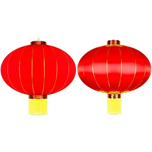 Customized logo Red Traditional Chinese Spring Festival Lantern