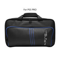 Étui de voyage en nylon fait à la main pour console PS5 Pro, sac à bandoulière imperméable avec fermeture éclair, grande capacité, design protecteur