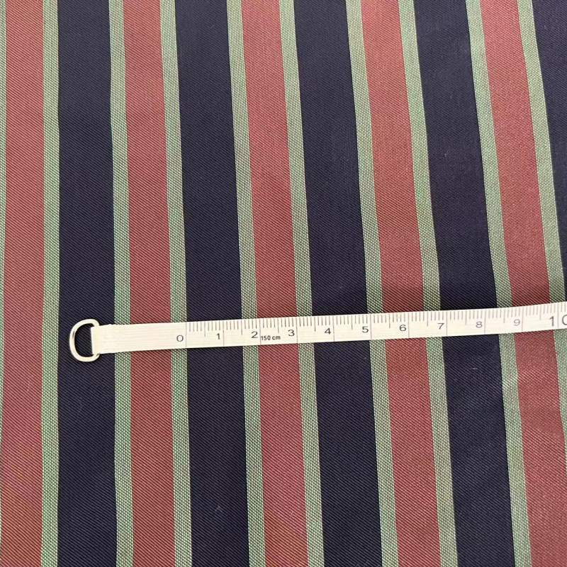 High Quality 12%Nylon 88%Rayon Cotton Fabric Shirts School Uniforms Stripe Yarn Dyed Fabric