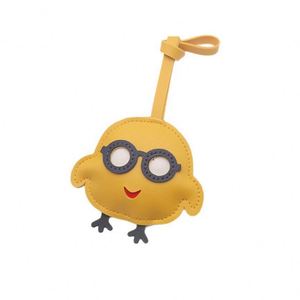 Llavero de Animal Bonito y Duradero de Cuero PU Amarillo Impermeable, Colgante para Bolso, Regalo Promocional, Venta Caliente - Product Image 3