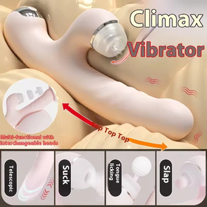 Tongue Licking Telescopic Female Masturbator Strong Adult Toy with Vibration Massage Stick Vibrators <b>Product</b> Category - Product Image 4