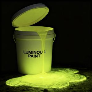 खेल पटरियों के लिए चमकदार चमक-इन-द-डार्क फॉस्फोरोसेंट पेंट, हाथ से चित्रित कला के लिए चमकदार पेंट, और चमक-इन-द-डार्क - Product Image 3