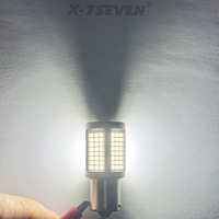 Luz LED de freno para coche, decodificador CANBUS T20, 6800lm, 68W, BA15S, W21, 7443