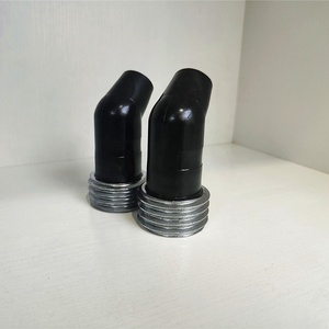 Chủ đề thô 45 độ góc phun cát phun vòi phun tốt chủ đề Boron Carbide góc cạnh cong <span class=keywords><strong>Blast</strong></span> vòi phun cho đường ống - Product Image 2