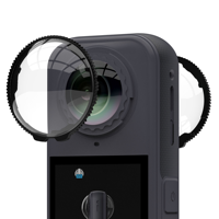 Accessoire de protection d'objectif robuste, résistant aux chocs et aux chutes pour caméra d'action Insta360 X4, idéal pour le cyclisme, le ski et la prise de vue panoramique en extérieur