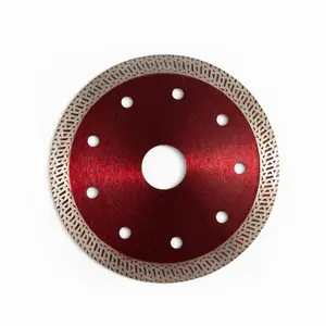 105mm/115mm/125mm Turbo diamant lame de scie granit marbre disque de coupe carreaux de porcelaine lames en céramique pour outils de meuleuse d'angle