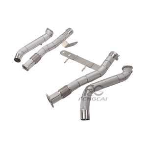 Tuberías de Escape Downpipe Personalizadas para <span class=keywords><strong>Ford</strong></span> <span class=keywords><strong>Bronco</strong></span> F-150 Raptor 3.0T, Colector de Escape de Acero Inoxidable, Tubo de Descarga, Mejora de Potencia - Product Image 4