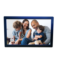 Bingkai Foto Digital Ukuran Besar 21.5 24 27 32 43 Inci Full HD 1080P USB Putar Video Berulang LCD Digital Signage