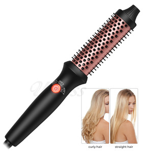 <span class=keywords><strong>Fer</strong></span> <span class=keywords><strong>à</strong></span> coiffer électrique multifonction grand format, lisseur et boucleur, peigne chauffant transfrontalier pour usage domestique - Product Image 4
