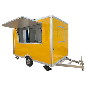 Camion de restauration rapide mobile pour hamburgers et hot-dogs, camion de crème glacée entièrement équipé en acier inoxydable, taille personnalisée, remorque alimentaire commerciale - Product Image 3