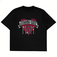 Transferts thermocollants personnalisés en strass pour la fête des mères, pour t-shirts