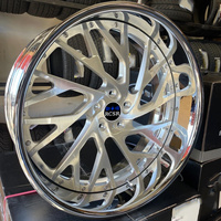 Jantes forgées polies à déport profond pour camionnettes 24 26 pouces 6x139.7 5x127, jantes personnalisées pour Ford F150 Chevy Silverado Dodge Ram Pickup