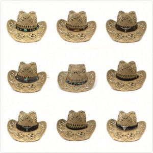Sombrero de Vaquero con Plumas, Estilo Nuevo, Cómodo, Natural, Hueco, Sombrero Mexicano para las Cuatro Estaciones, Viajes, Fiestas, Deportes, Pesca, Negocios - Product Image 6