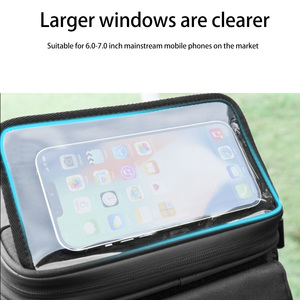 Bolsa Impermeable para Bicicleta WHEEL up, Bolsa de Manillar para Bicicleta de Montaña, Bolsa de Tubo Delantero para Ciclismo, Bolsa Delantera Multifuncional para Bicicleta - Product Image 4