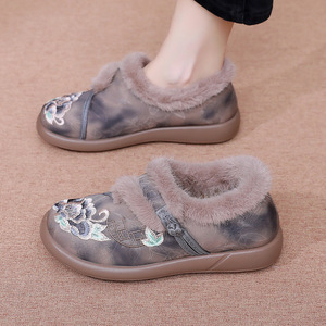 Botas de Nieve para <span class=keywords><strong>Mujer</strong></span>, Forradas de Felpa, Cálidas, con Cordones, Suela Gruesa de PVC Antideslizante, Cómodas, No Cansan los Pies - Product Image 4