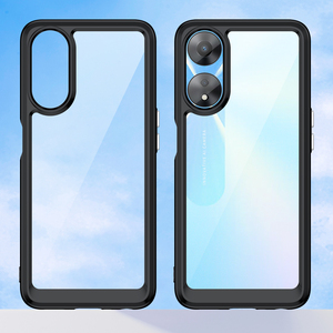 Funda de teléfono Acrílico Plegable Funda móvil Transparente Duro para <span class=keywords><strong>OPPO</strong></span> <span class=keywords><strong>A58</strong></span> 4G <span class=keywords><strong>5G</strong></span> Funda de lujo a prueba de golpes para <span class=keywords><strong>Oppo</strong></span> A78 4G - Product Image 6