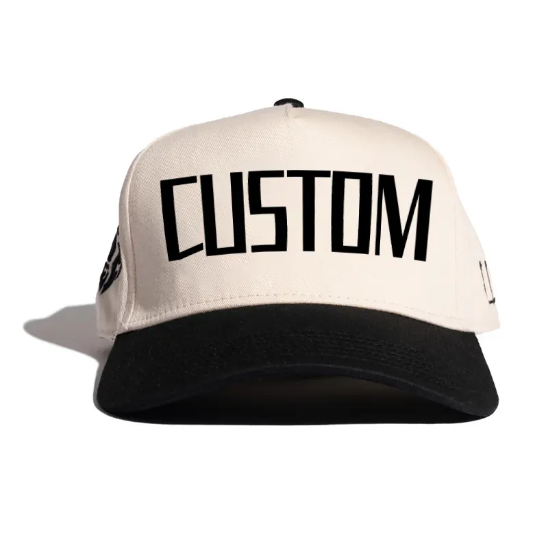 قبعة بيسبول عالية الجودة مخصصة بشعار وتطريز ثلاثي الأبعاد 5 طبقات قبعة بيسبول رياضية قطنية 100%