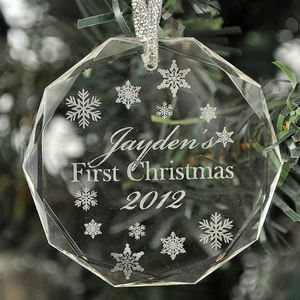 Prisma enfeites de pendurar vidro cristal vazio enfeite personalizado - Product Image 6