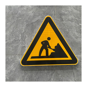 Panneau de signalisation réfléchissant en aluminium sur mesure, design personnalisé, avertissement de sécurité, 600 mm - Product Image 4