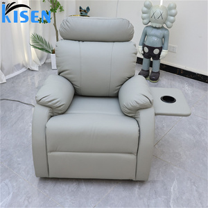 Sillón de Barbería <span class=keywords><strong>El</strong></span>éctrico Reclinable, Cómodo y de Última Generación, Sofá Individual para Salón de Belleza, Recepción, Mueble de Espera - Product Image 5