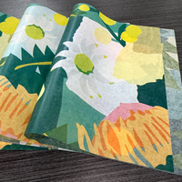 Papier offset gaufré durable pour la protection de l'environnement, nouveau matériau d'emballage, papier de soie artistique résistant à l'humidité, papier kraft fantaisie